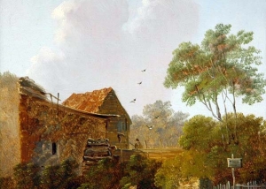 Charles Greville Morris - Midday Water Mill And Figure