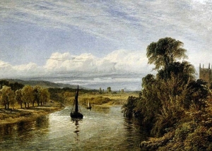 Henry Dawson - Runnymede, Coopers Hill And Windsor In The Distance