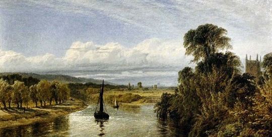 Henry Dawson - Runnymede, Coopers Hill And Windsor In The Distance