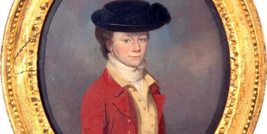 William Williams - Portrait Of A Young Gentleman In A Red Coat