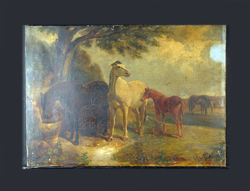 Oil Painting Conservation - Before